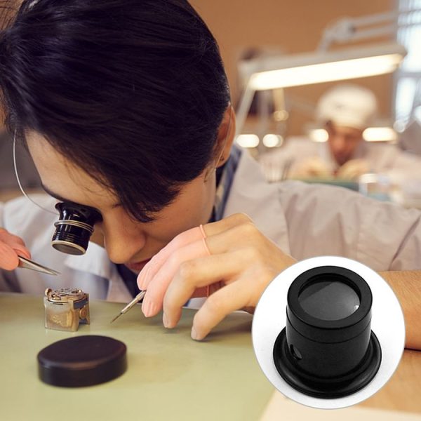 5pcs Eyepiece Magnifier Glass Lens Eyepiece Type Repair Magnifier, Times: 20X - Image 6
