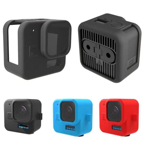 Gopro Hero11 Black Mini Silicone Protective Case Sports Camera Accessories (Black) - Image 2