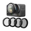 DJI OSMO Action 3 / 4 TELESIN ND CPL Filter Set Aluminium Alloy Frame Lens (CPL+ND8 / 16 / 32 Set)