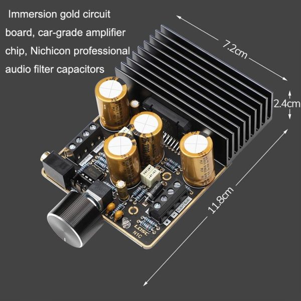 TDA7850 Amplifier Board 2.1 Channel 2x80W Car AB Type Amplifier Module DIY High Power 120W Bass - Image 4