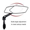 Mountain Bike High Definition Flat Reflective Rearview Mirror, Specification: Single Left - Image 4