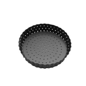 BM1075 Perforated Pizza Pan Kitchen Carbon Steel Non-stick Fruit Pie Mould Bakeware, Specification: 5 inches