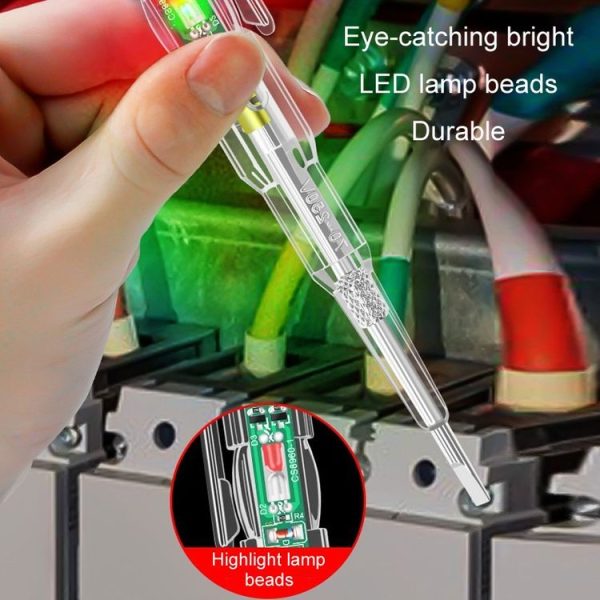 Multi-Functional High-Brightness Color Light Intelligent Sensor On-Off Electroscope Pen (With Packaging) - Image 5