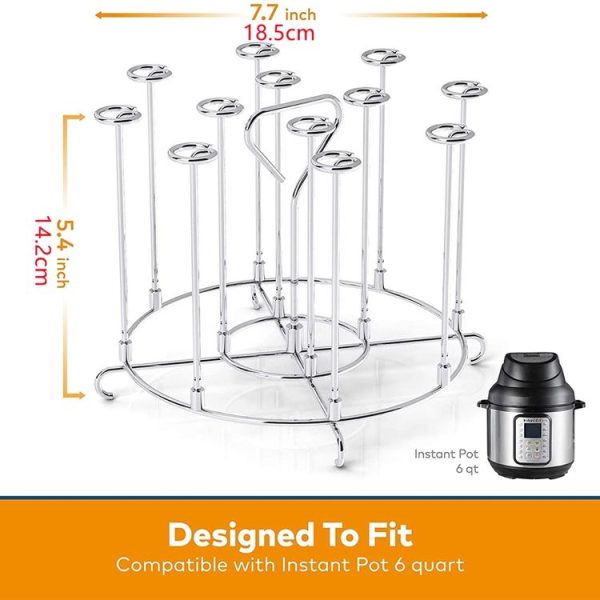 6QT Skewer Stand Grill Dehydrator Rack Air Fryer Accessories - Image 2