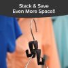 10pcs Triangle Clothes Hanger Hook Connection Hook Space Saving Connectors - Image 3