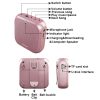 Rolton K400 Mini Audio Speaker Megaphone Voice Amplifier Support FM Radio TF MP3 (Black) - Image 4