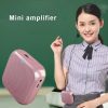Rolton K400 Mini Audio Speaker Megaphone Voice Amplifier Support FM Radio TF MP3 (Black) - Image 6