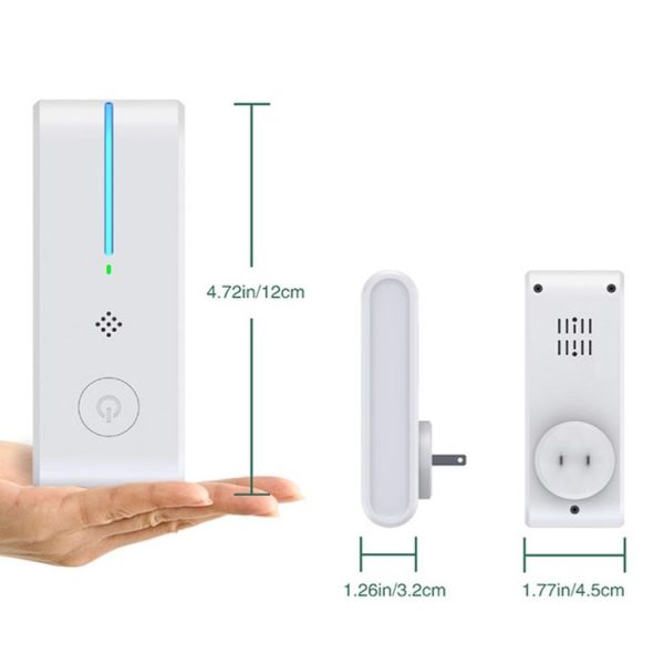 JHQ-12S Negative Ion Formaldehyde Removal Air Purifier Room Deodorizer, Spec: EU Plug (White) - Image 3