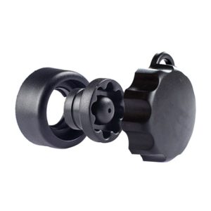 M6 Copper Nut Ant-theft Knob Motorcycle Mobile Phone Navigation Bracket Ant-theft Accessories (Black)