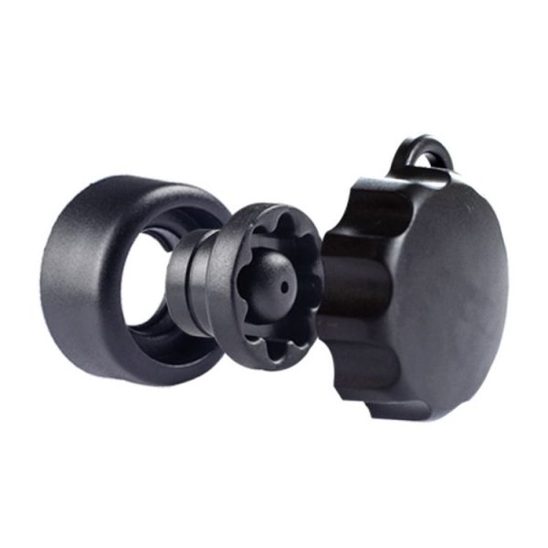 M6 Copper Nut Ant-theft Knob Motorcycle Mobile Phone Navigation Bracket Ant-theft Accessories (Black)