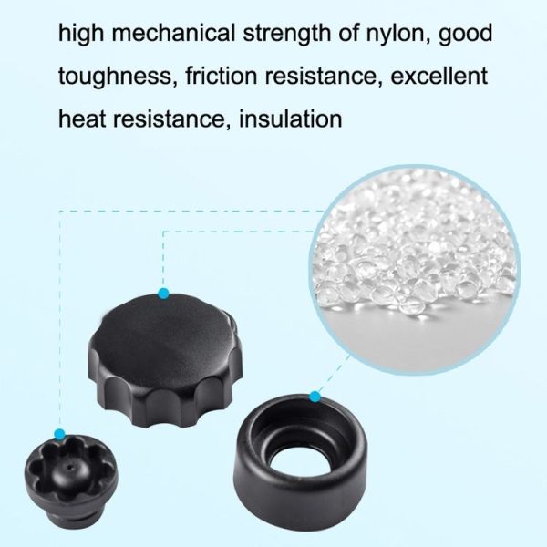 M6 Copper Nut Ant-theft Knob Motorcycle Mobile Phone Navigation Bracket Ant-theft Accessories (Black) - Image 4