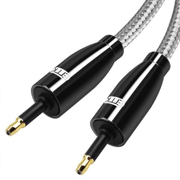 EMK QH4.0 Mini Toslink 3.5mm Interface SPDIF Audio Fiber Optical, Length: 1m (Black) - Image 2