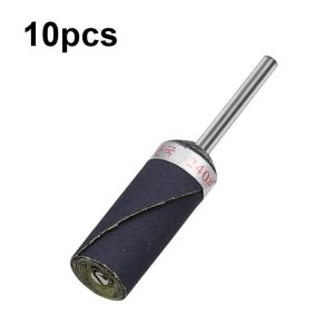 10pcs 3mm Handle Mirror Polishing Paper Stick, Mesh: 240