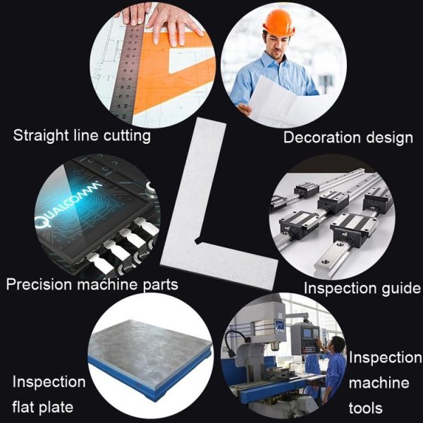 100x70cm Knife Angle Ruler 90 Degree High Precision Carbon Steel Right Angle Ruler - Image 6
