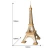 Rolife TG501 Eiffel Tower 3D Three -Dimensional Puzzle Board Children Wood Puzzles Model - Image 2