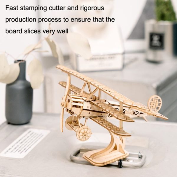 Rolife TG501 Eiffel Tower 3D Three -Dimensional Puzzle Board Children Wood Puzzles Model - Image 3
