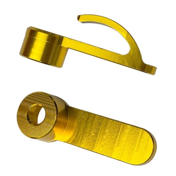 2pcs Motorcycle Modified Helmet Hook Scooter Side Storage Hook (Gold) - Image 4