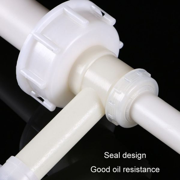 Manual Oil Extractor Plastic Aspirator Liquefaction Chemical Tube Soft Lid 5.4cm - Image 6
