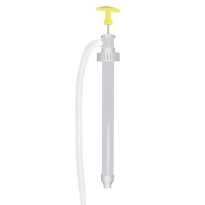 Manual Oil Extractor Plastic Aspirator Liquefaction Chemical Tube Hose Soft Lid 5.4cm