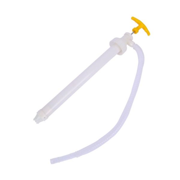 Manual Oil Extractor Plastic Aspirator Liquefaction Chemical Tube Hose Soft Lid 5.4cm - Image 2
