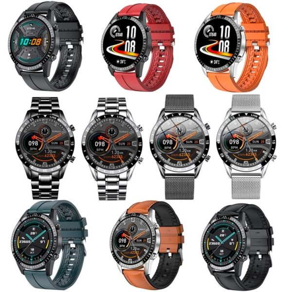 LIGE 0175 Bluetooth Step Perseverance Detection Smart Watch, Style: Steel Belt (Silver) - Image 2