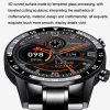 LIGE 0175 Bluetooth Step Perseverance Detection Smart Watch, Style: Steel Belt (Silver) - Image 3