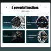 LIGE 0175 Bluetooth Step Perseverance Detection Smart Watch, Style: Steel Belt (Silver) - Image 4