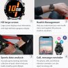 LIGE 0175 Bluetooth Step Perseverance Detection Smart Watch, Style: Steel Belt (Silver) - Image 6
