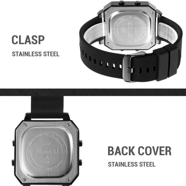 SKMEI 1848 Fashion Multifunctional Student Sports Waterproof Men Watch (Red) - Image 4