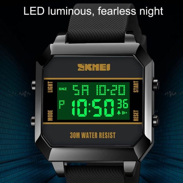 SKMEI 1848 Fashion Multifunctional Student Sports Waterproof Men Watch (Red) - Image 5