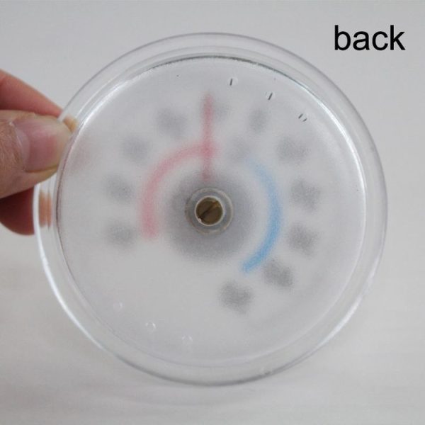Round Plastic Doors And Windows Simple Pointer Winter And Summer Thermometer - Image 4
