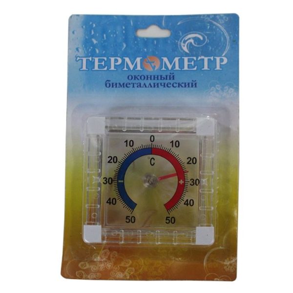 Square Window Door Thermometer Pointer Type Cold And Summer Table (As Show) - Image 5