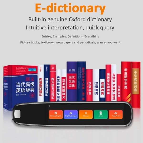 S7 Offline Scanning Translation Dictionary Pen Translation Pen 12 Language Mutual Translation Scanning Pen - Image 6