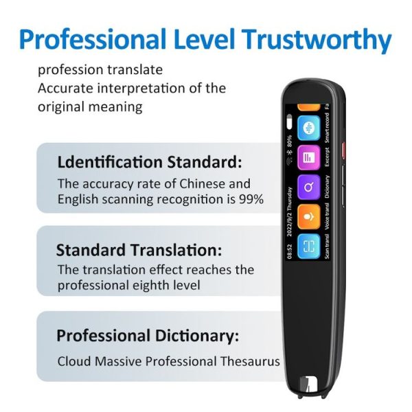 S7 Offline Scanning Translation Dictionary Pen Translation Pen 12 Language Mutual Translation Scanning Pen - Image 8