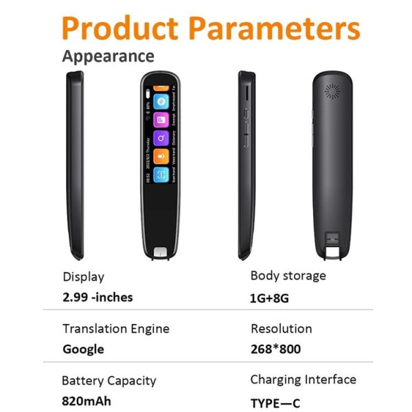 S7 Offline Scanning Translation Dictionary Pen Translation Pen 12 Language Mutual Translation Scanning Pen - Image 9