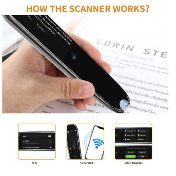 X2 International Version Multilingual Translation Pen Offline Learning Scanning Pen 112 Languages (Black) - Image 5
