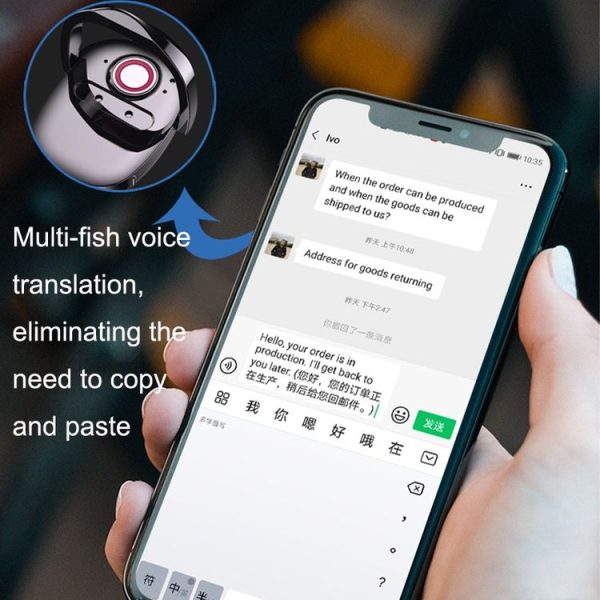 T2 Voice Transfer Text Translation Chat Supports All APP Translation Recording Translated Intelligent Translator (Ring Model) - Image 4