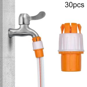30pcs Faucet Connector Hose To Hard Tube Quick Connector (Snail Buckle)
