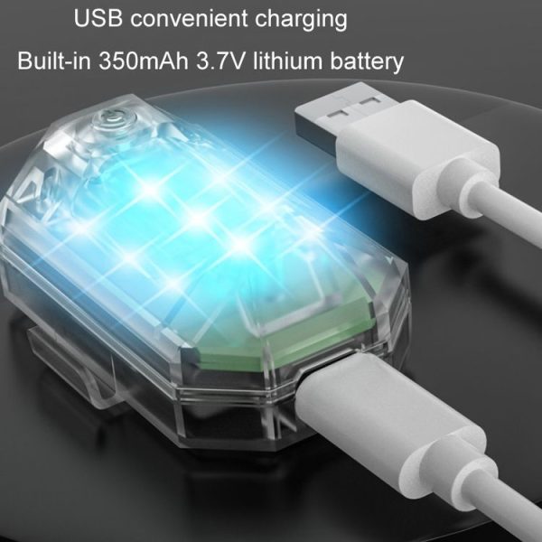 Remote Control LED Car Modified Electric Car Warning Tail Light, Specification: 2 Light +1 RC - Image 5