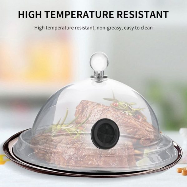 Cocktail Acrylic Smoker Hood Kitchen Cooking Hood (Transparent) - Image 6
