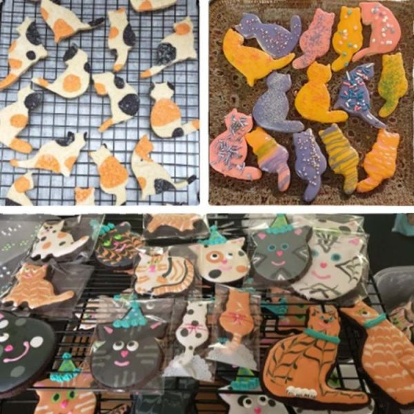 5pcs Cat Cookie Mold Stainless Steel DIY Baking Utensils (Style Random Delivery) - Image 5