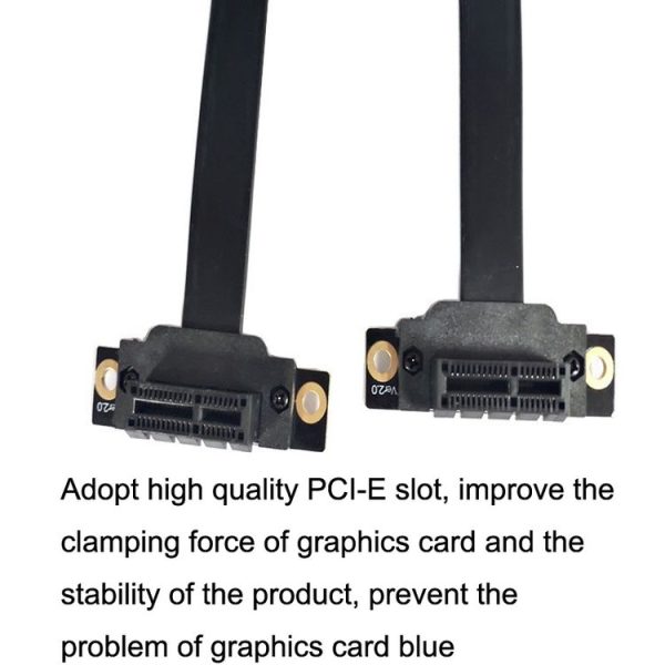 PCI-E 3.0 1X 90 Degrees Graphics Card / Wireless Network Card Extension Cable, Cable Length: 40cm - Image 4