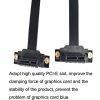 PCI-E 3.0 1X 90 Degrees Graphics Card / Wireless Network Card Extension Cable, Cable Length: 50cm - Image 4