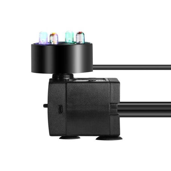 3W 4 Light Silent Aquarium Fish Tank Filtration Submersible Pump Fountain Water Pump EU Plug - Image 5