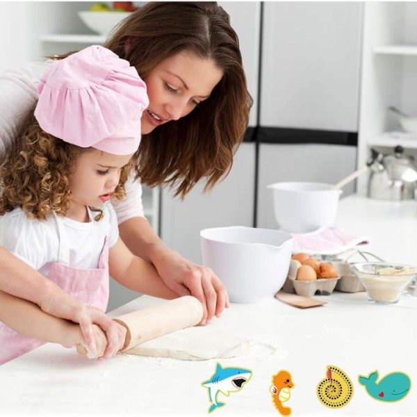 12pcs / set Stainless Steel Biscuits Mold Sea Creature Combination Set Baking DIY Tools - Image 5