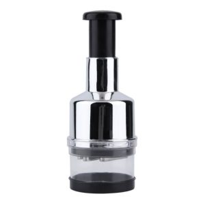 Press Kitchen Cutter Garlic Onion Pat Knife, Specification: Plating Silver
