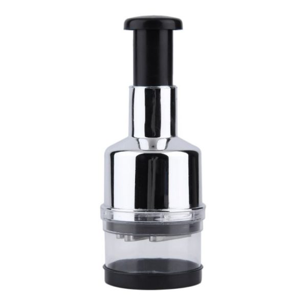 Press Kitchen Cutter Garlic Onion Pat Knife, Specification: Plating Silver