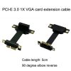 PCI-E 3.0 1X To 1X 90 Degrees Reverse Graphics Card / Wireless Network Card / Conversion Card Extension Cable (Black) - Image 2