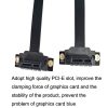 PCI-E 3.0 1X To 1X 90 Degrees Reverse Graphics Card / Wireless Network Card / Conversion Card Extension Cable (Black) - Image 6