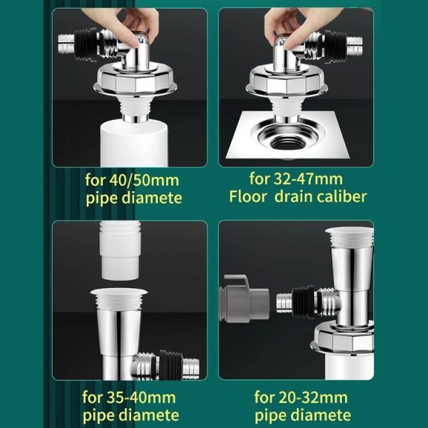 Three Head Washing Machine Floor Drain Joint Pipe Connector, Spec: B1 - Image 5